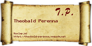 Theobald Perenna névjegykártya